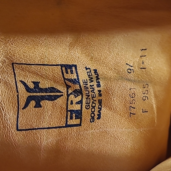 FRYE Dorado Gray Riding Boots Size 9 - Picture 8 of 12